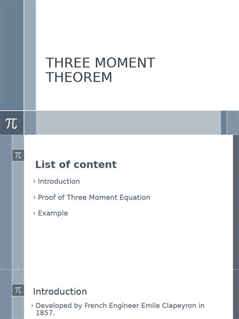Image result for Three Moment Theorem Solved Problems PDF