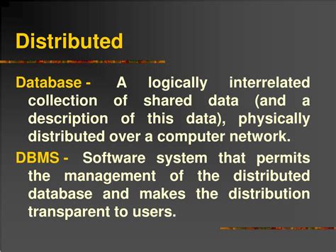 Image result for Pros Distributed Databases