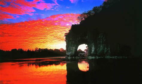 桂林象鼻山景色,高清图片-壁纸族
