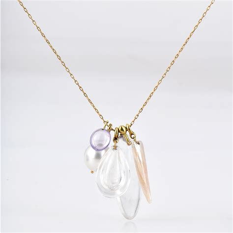 Ten Thousand Things - pearl and quartz necklace - Gago Aix-en-Provence