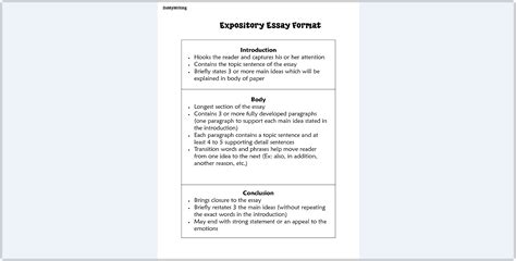 Expository Writing Structure 的图像结果