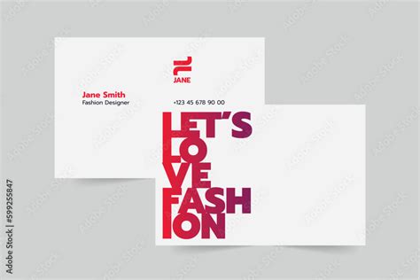 Business Card Design for Fashion 的图像结果