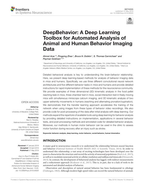 Deep Learning Model Animal Behvaior 的图像结果