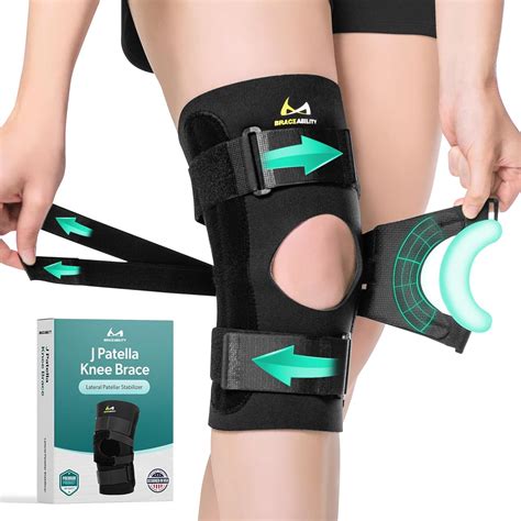 BraceAbility J Patella Knee Brace - Lateral Patellar Stabilizer with ...