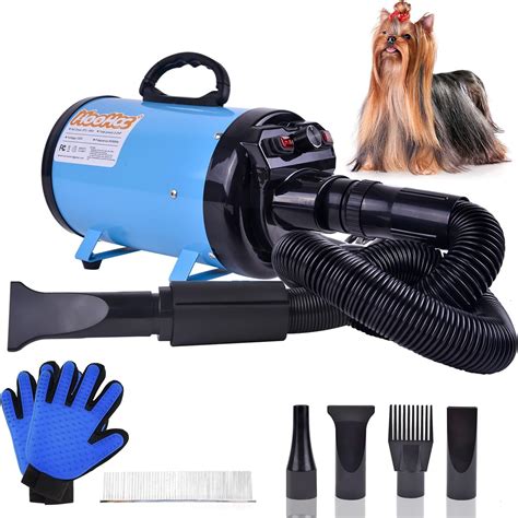 Amazon.com: Dog Dryer, High Velocity Dog Hair Dryer, Dog Blow Dryer ...