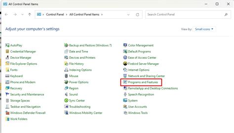 Image result for Programs and Features Uninstall