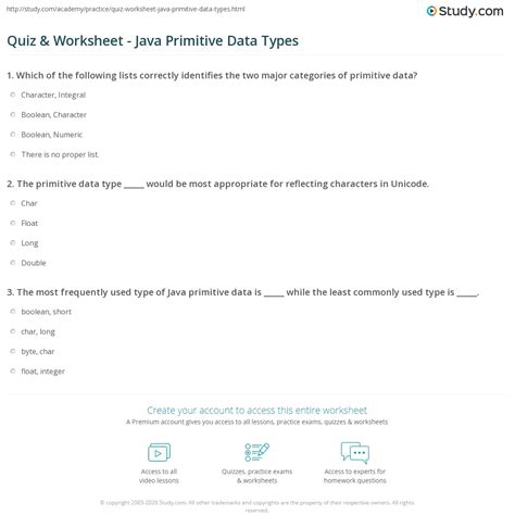 Image result for Java Primitive Data Types Assignment