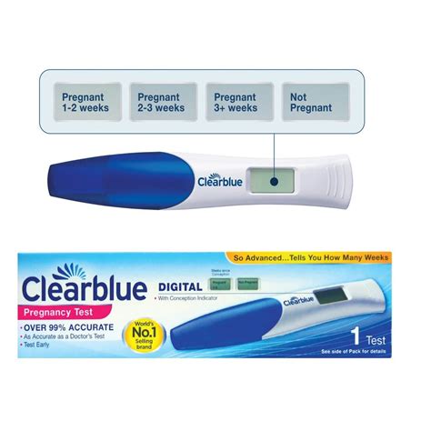 Buy Clearblue Digital Pregnancy Test With Weeks Indicator - DoctorOnCall