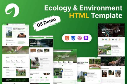 Environment Web Design Template 的图像结果