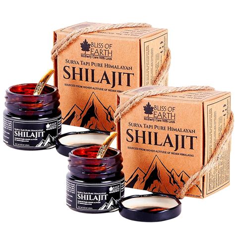 Bliss of Earth Original Surya Tapi Himalayan Shilajit Resin For Men ...