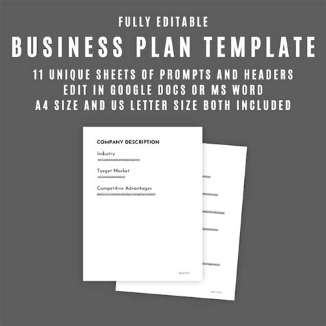 Google Docs Business Plan 的图像结果