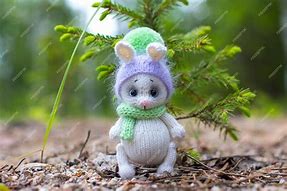 Image result for Knitted Bunny Pattern Small