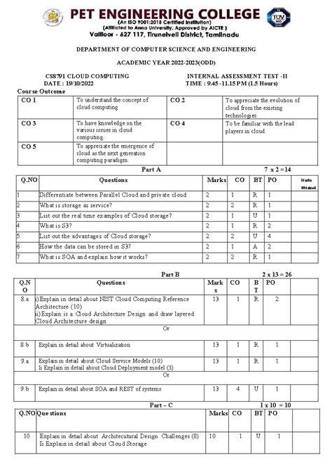 CC IAT-2 Answerkey - DEPARTMENT OF COMPUTER SCIENCE AND ENGINEERING ...