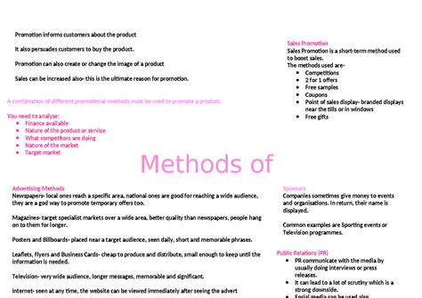 Promotion Methods 的图像结果