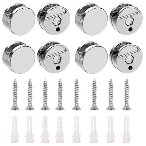 U/D Mirror Clip Set Mirror Holder Glass Clamp 8 Pcs Glass Clips Zinc ...