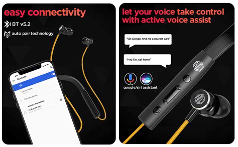 Nu Republic Pulse Evo Bluetooth Neckband with Upto 60 hrs Playtime, 6 ...