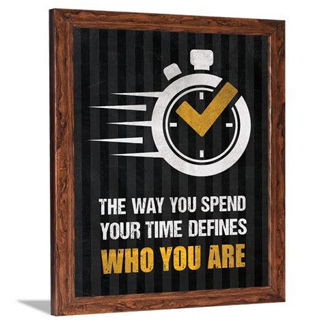 Chaka Chaundh - Motivational Quotes Frames - Time Quotes Wall Frames ...
