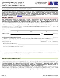 Form WH-380-E Download Fillable PDF or Fill Online Fmla Certification ...