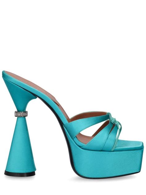 130mm sienna satin mules - D'accori - Women | Luisaviaroma