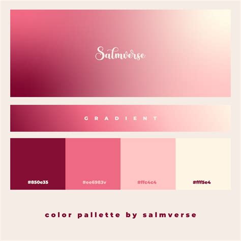 Pink red palette – Artofit