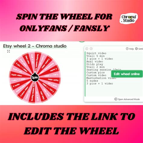 Onlyfans Tip Game | Spin the Wheel for Onlyfans | Onlyfans Tip Games ...