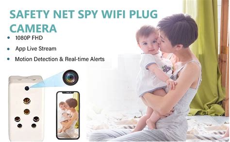 Buy SAFETYNET Plug Hidden Camera 3 Pin Multi Plug Camera Inbuilt 32GB ...
