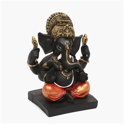 Buy VEDAS Mystical Indiana Polyresin Bhupati Ganesha Figurine from ...
