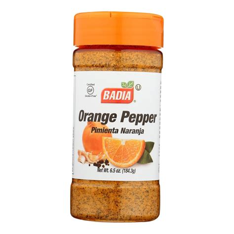 Badia Orange Pepper Seasoning Blend, Paprika and Citrus, Case of 6, 6.5 ...