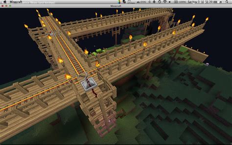 Image result for Minecraft Rail System