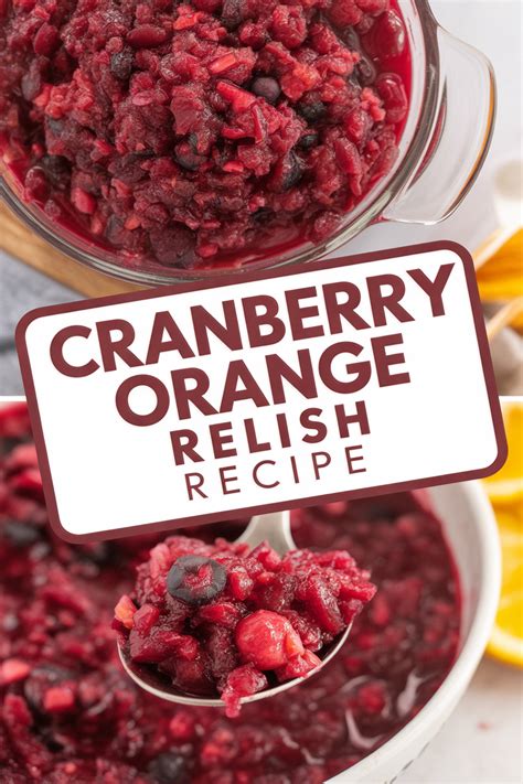 Cranberry Orange Relish Recipe - Prep My Career