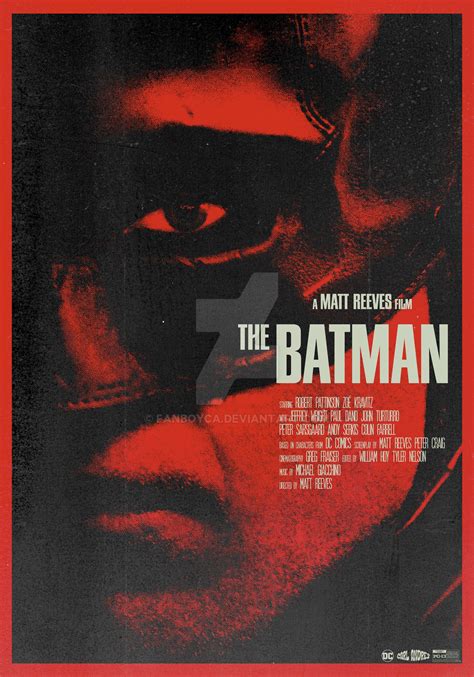 The Batman Poster by fanboyca on DeviantArt