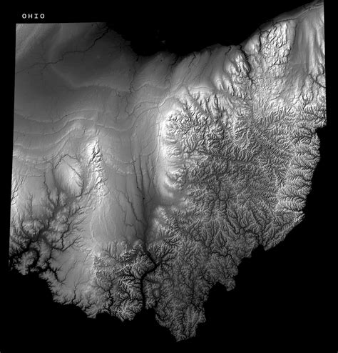 Ohio's Hidden Mountain Ranges: What This Stunning Elevation Map Reveals ...