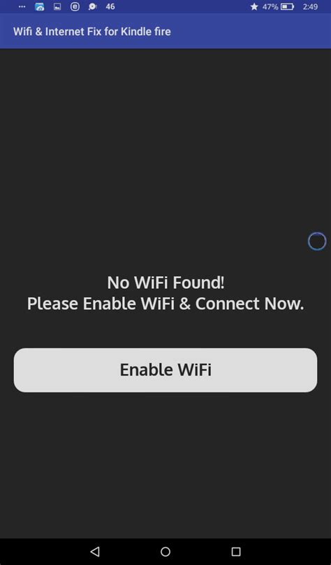 Wifi & Internet Fix for Fire Tv & Tablets - App on Amazon Appstore