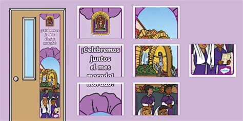 Decoración de puerta: Señor de los Milagros | Twinkl Perú