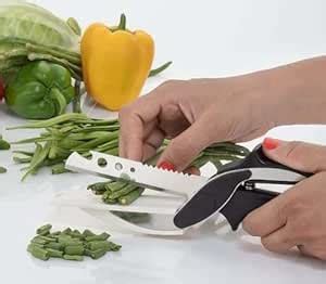 Buy KRESTA 2 in 1 Smart Clever Cutter Kitchen Knife and Mini Cutting ...