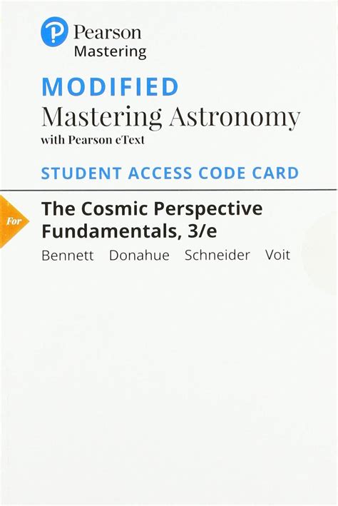 Buy Modified Mastering Astronomy with Pearson eText - ValuePack Access ...