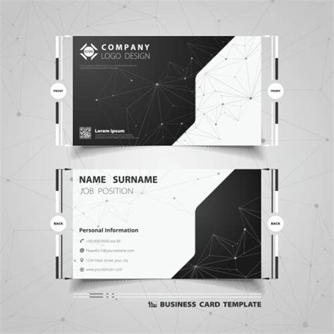 Techno Name Card Vector 的图像结果