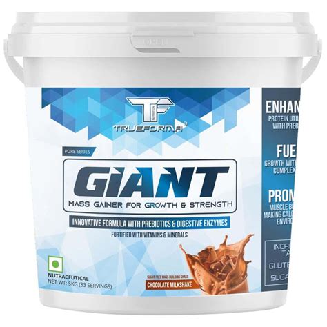 Trueforma's Giant India’s 1st Mass Gainer with Prebiotics