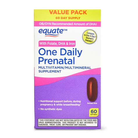Equate One Daily Prenatal Softgels India | Ubuy