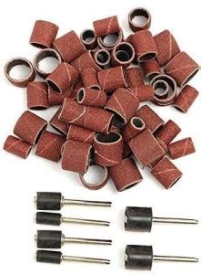 uptodatetools 51pc Drum Sanding Kit - Fits Dremel - Includes Rubber ...