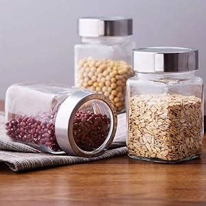Buy CLOUDMART Piramal Glass Square Clear Jars & Containers for Kitchen ...