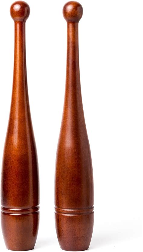 Rotational Clubs: 2lb Indian Clubs Pair- Solid Oak | Ubuy India
