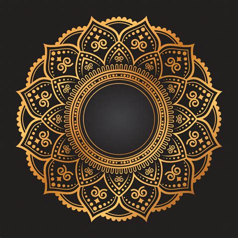 Luxury Golden Ornamental Mandala Background Vector Design. decorative mandala for tattoo, Mehndi ...