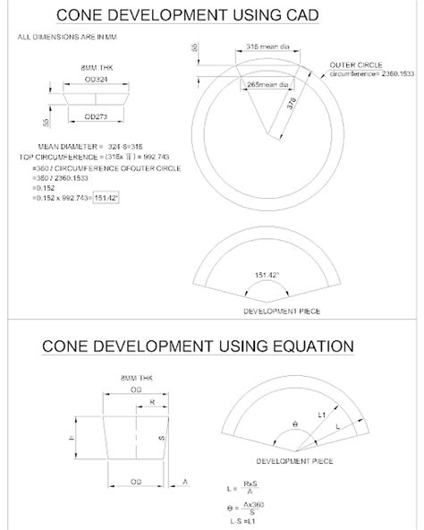 Image result for Engineering Drawing of Forcing Cone