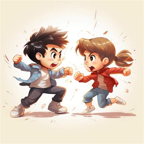 Cartoon fight Images - Free Download on Freepik