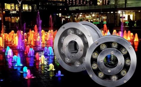 Huma Fountains And Pools 27 Watt Adjustable Nozzle Fountain Light With ...