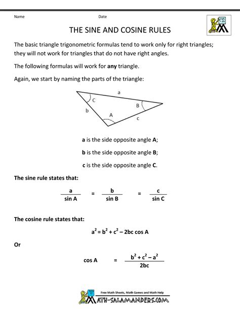 Image result for Math Formulas for Triangles