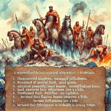 Hebrews 11:32-34 Artwork | Bible Art