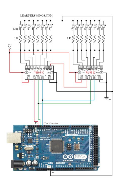 Esp8266 Nodemcu With 74hc595 And 4 Digit 7 Segment Display - Vrogue