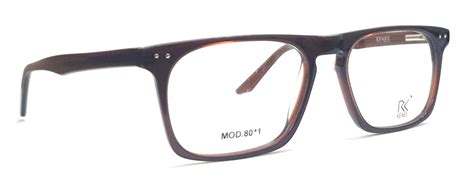 RK KENEE Rectangle Frame MOD 8011 Brown – SoftTouchLenses
